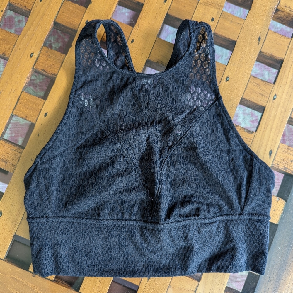 Lululemon Lab Long Line High Neck Mesh Bra